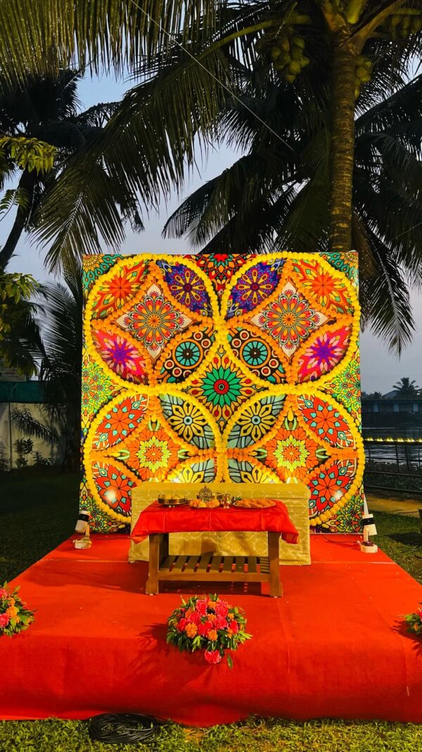 haldi mehendi decoration 20